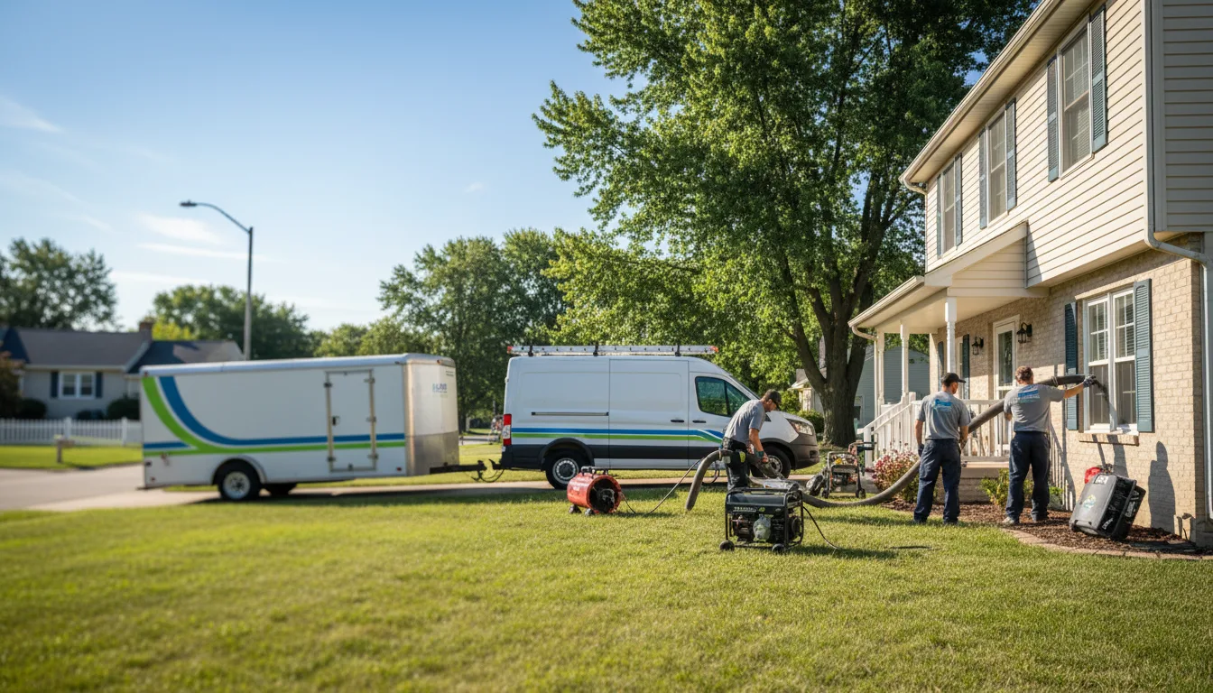 Flooded Basement Restoration And Cleanup With Repair in La Grange, IL near me